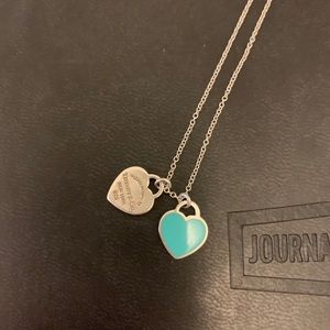 Return to Tiffany Mini Double Heart Tag Pendant